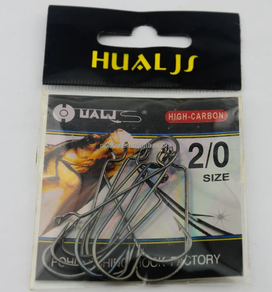 
High quality stronger worm bass fishing hook popular 