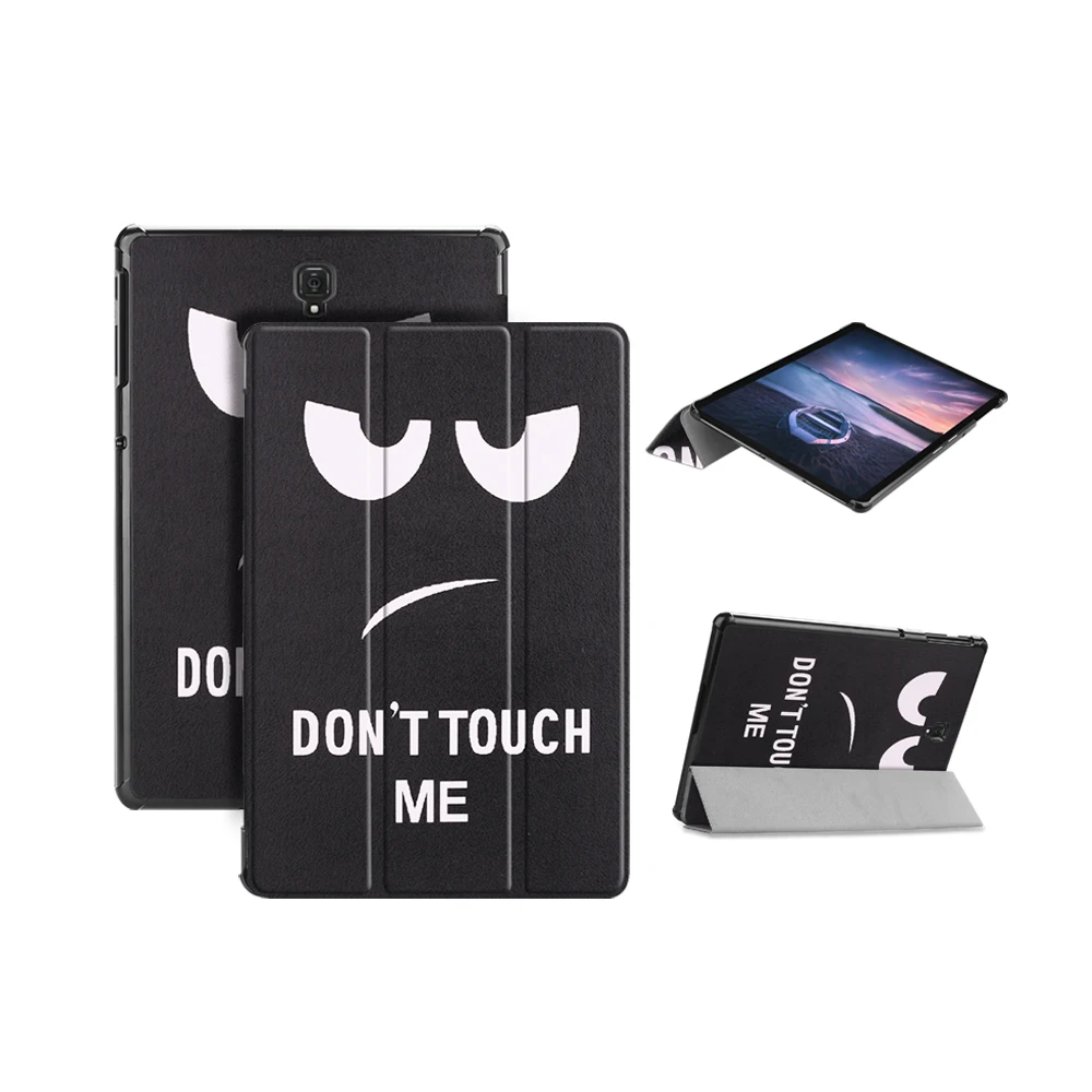 Pu Leather Smart Case Cover For Samsung Galaxy Tab S4 SM-T835/SM-T830 2018 10.5  Tablet Case