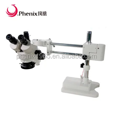 Phenix 180x magnification trinocular stereo microscope for phone fixed