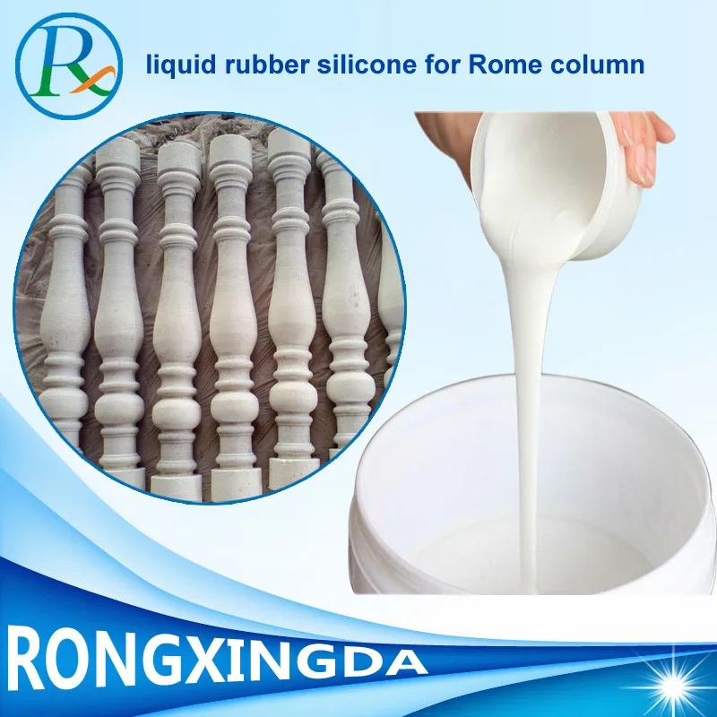 RTV-2 высокая прочность жидкий силиконовая резина для Колонка Рим