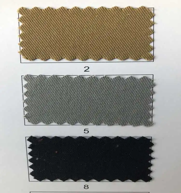 Woven Fabric Twill  260gsm 97%cotton 3%spandex plain dyed High quality For casual pants  shirt uniform  dress cheap
