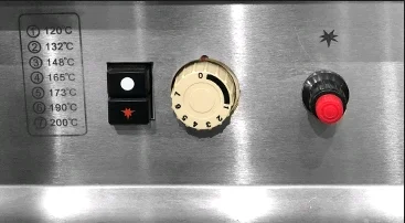 Commercial Single Tank Double Baskets Used Lpg Gas Deep Fryer With Temperature Control