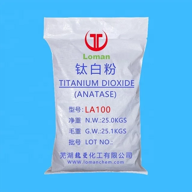 Pigment Manufacturer TiO2 98% Anatase Tio2 Price Titanium Dioxide