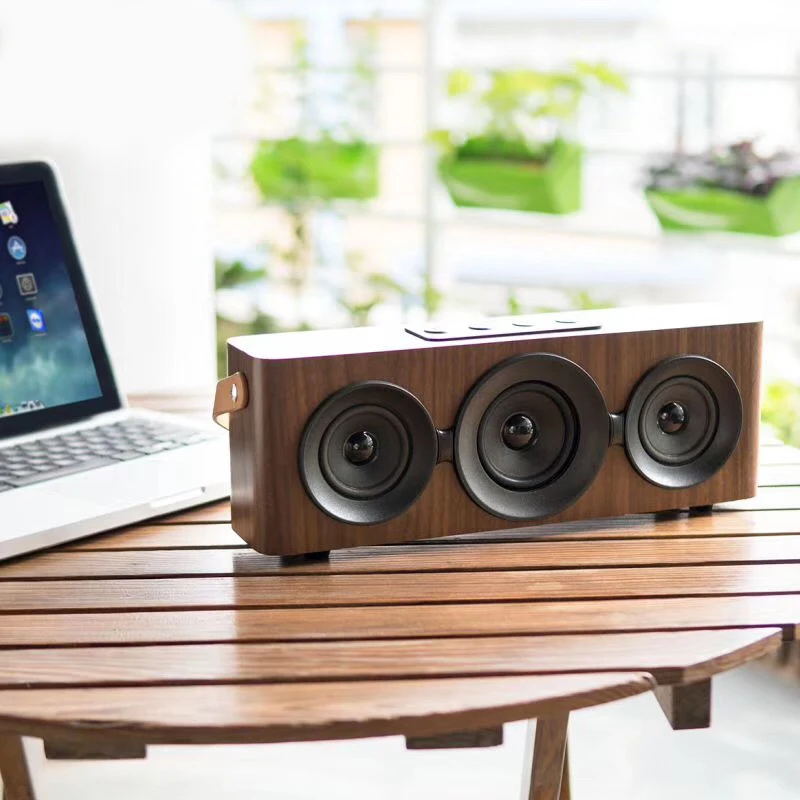 U82 радио ретро супер бас bluetooth Колонка дерево с fm