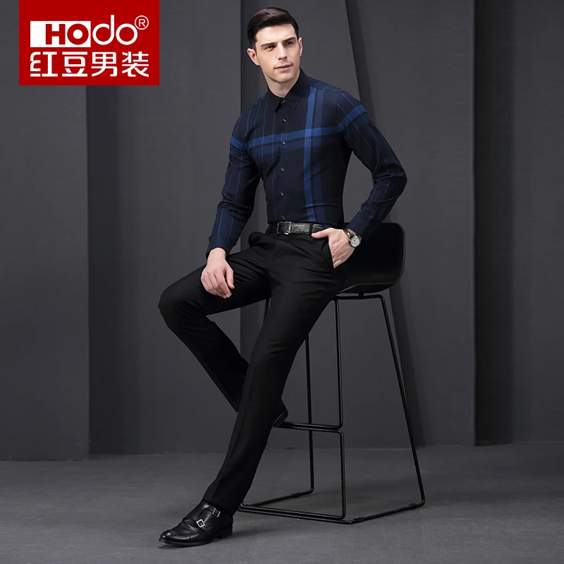 
2018 latest High Quality 100% Cotton Double Collar Men Shirts 