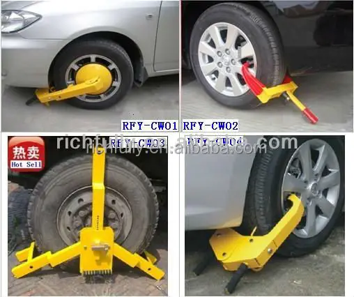 RFY-CW04 Cheap Prices Small Truck Trailer Lock, Home Car Vehicle Wheel Clamp