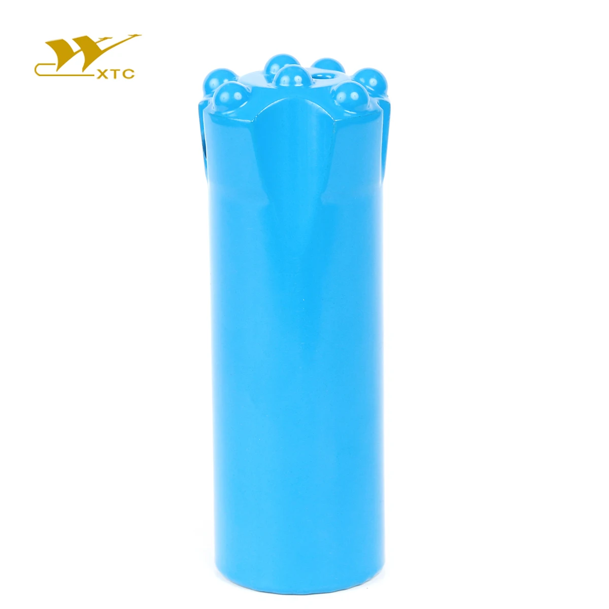 Expert in drilling engin Threaded Blue Tungsten Carbide Flat Face Hydro-electrical Engineering Etc. Thread Mining Button Atlas Copco Rock Drill Bits Drilling tool making