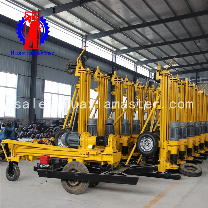 Hot sale  KQZ-200D pneumatic borhole driilling machine water well drilling rig with good quality for sale