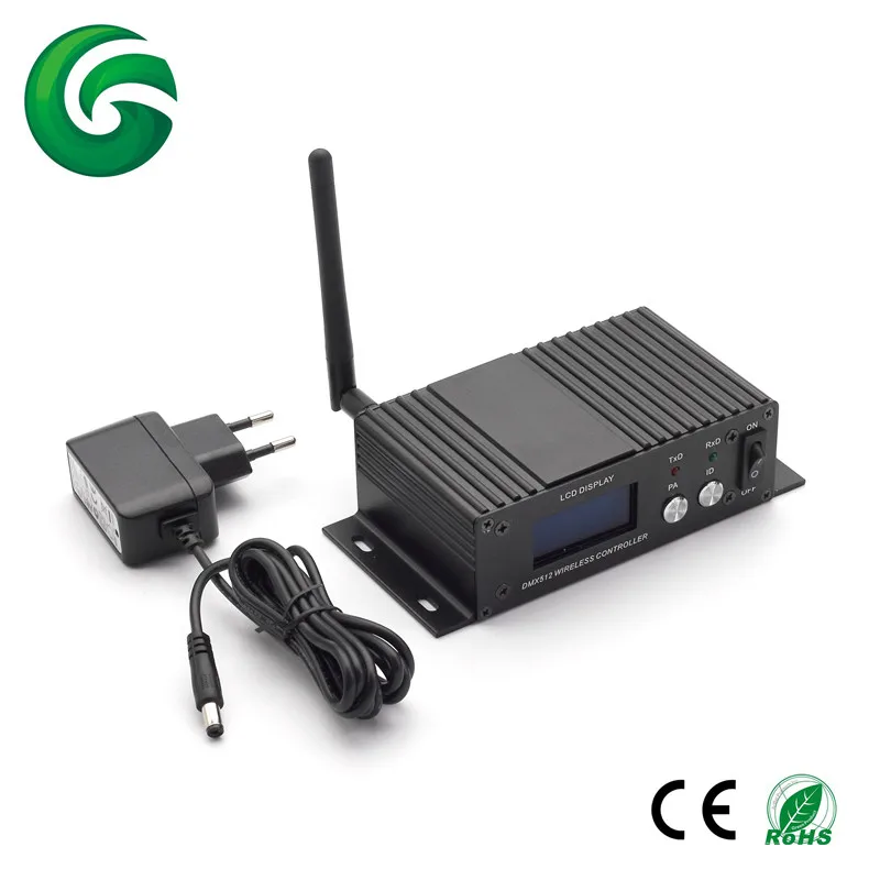 DMX 512 2.4G 400M wireless xlr transmitter receiver