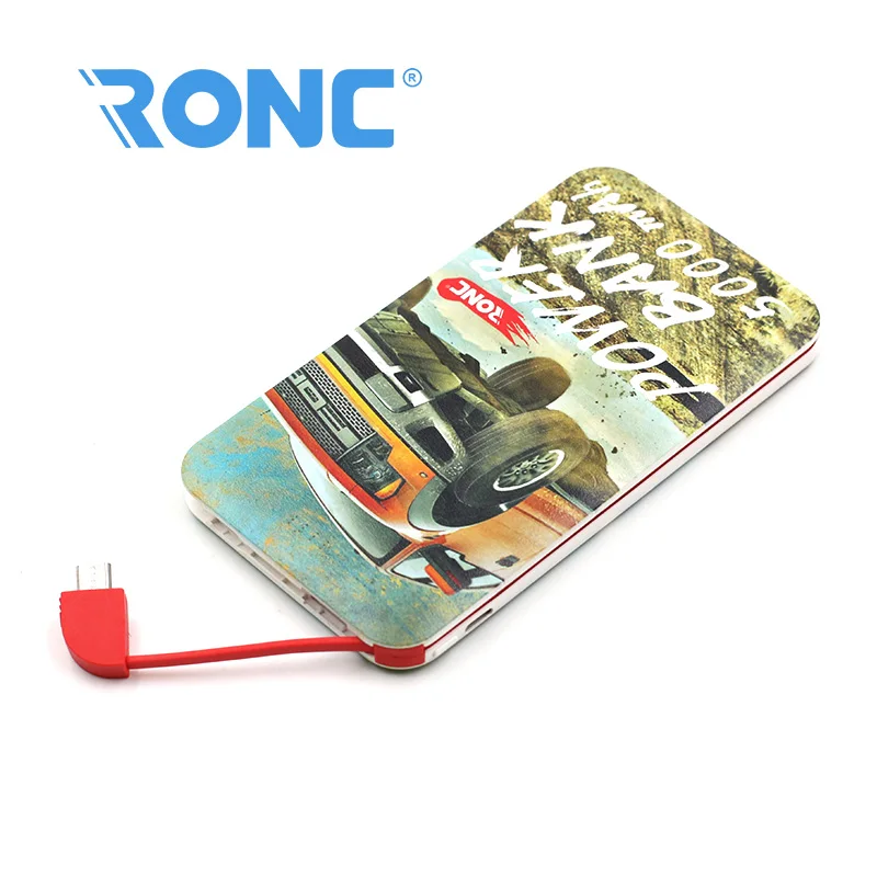 Лучшие зарядное устройство мобильного телефона Ультратонкий рекламных Power Bank 5500 мАч