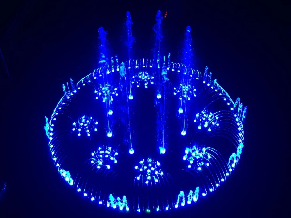 how to draw a musical dancing fountain design