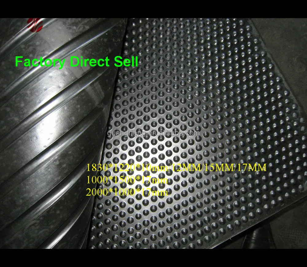 High strength rubber cow bed cattle mats for sale