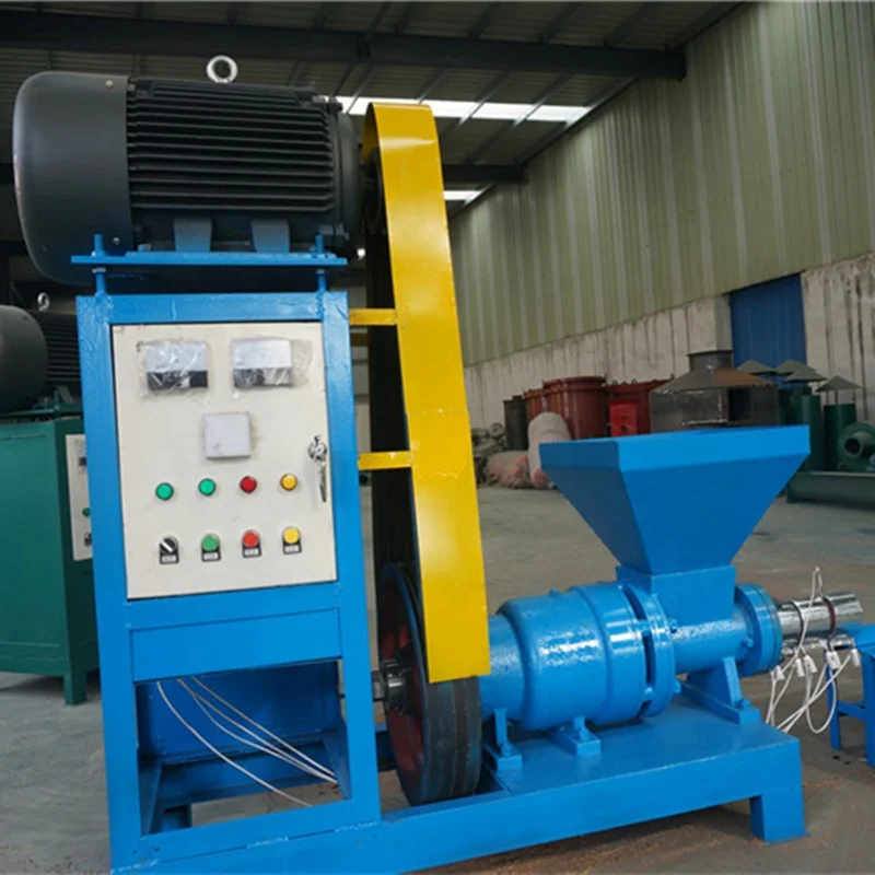 High performance wood sawdust briquette press machine