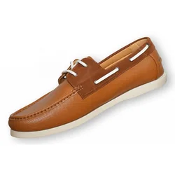 new fashion PU cemented boat shoes men casual footwear for men