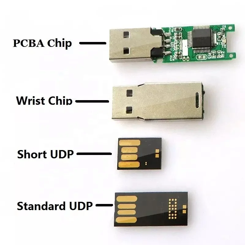 Customizable all Housing 16gb usb drive mini udp flash chip micro udp chip stick Without casing