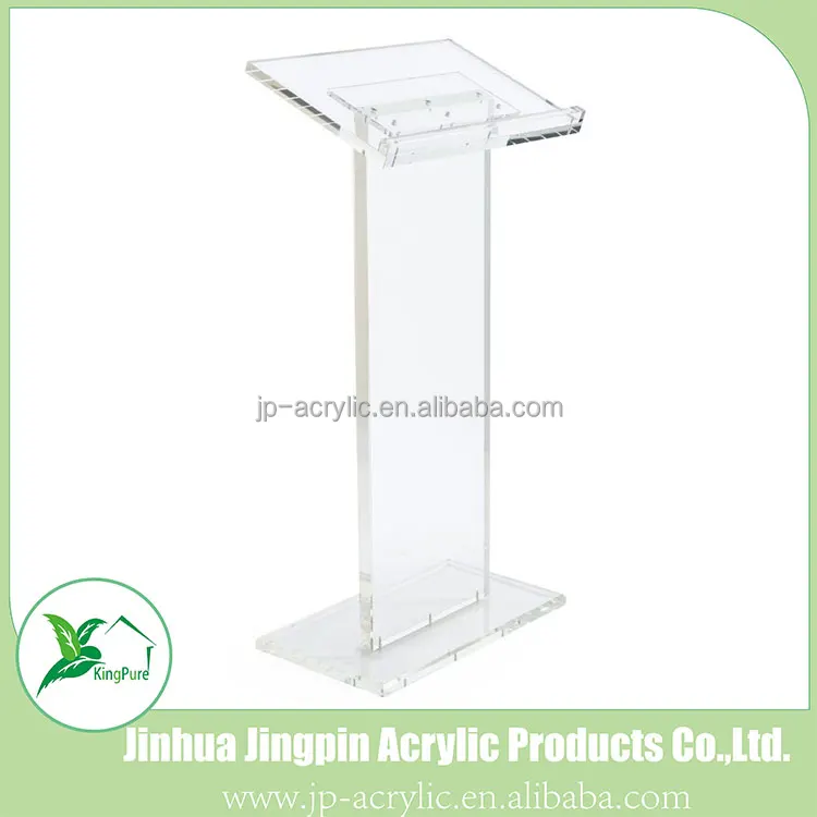 
Transparent vertical acrylic lectern podium speech stand furniture church pulpit 