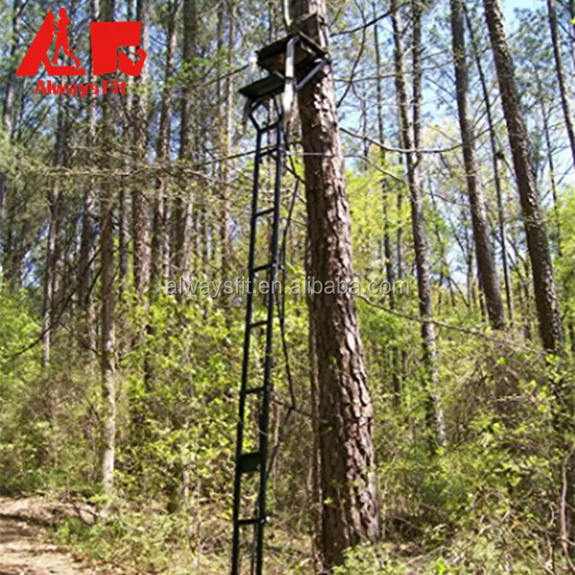 High Quality Aluminum Foldable One Man Tree Stand For Outdoor Hunting