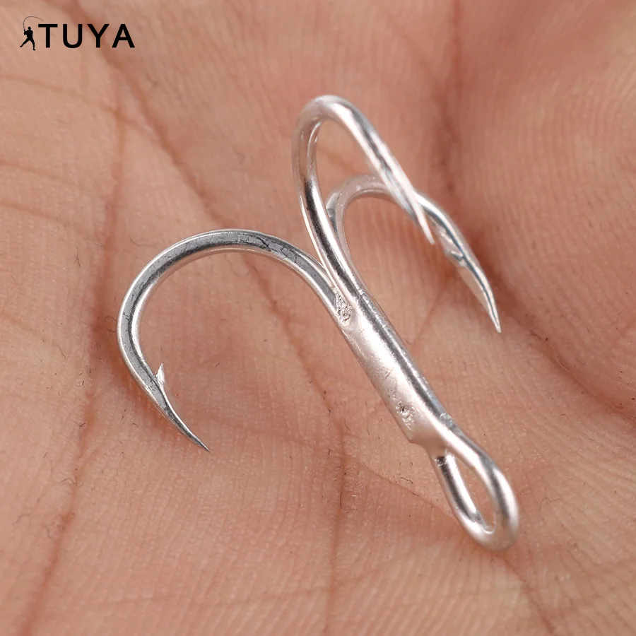 Outside leisure fishing carton steel stainless asist treble and double hook