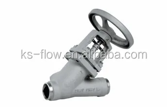 Y Type globe valve drawing