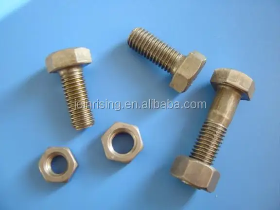 Mild  BS Mild steel bolts with nuts natural finish high quality Made in China