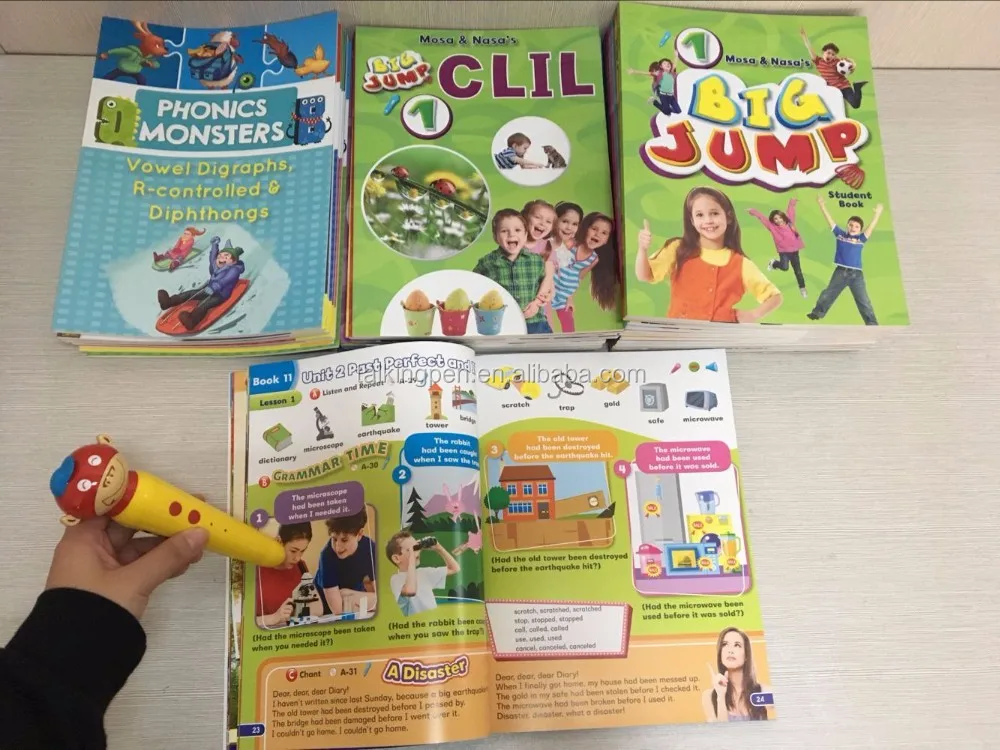 Best Price Big Jump Electric Reading Pen and English Talking Pen Book for Promotion 10 Books EB12