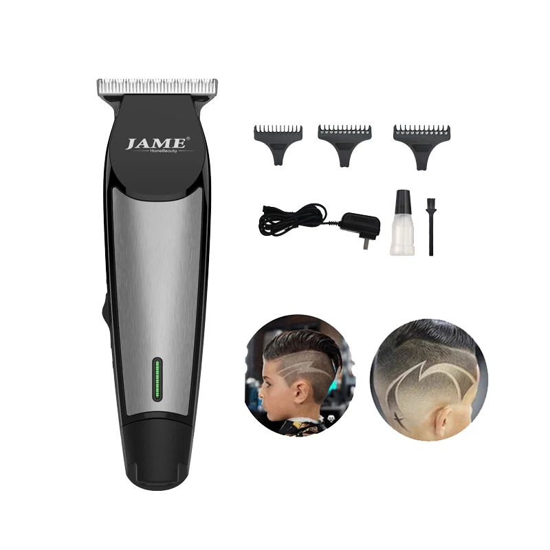 Cordless Hair Clipper Professional Electric Fade Hair Trimmers Set Rechargeable T-Blade Grooming Machine Kit for Men Kids Family