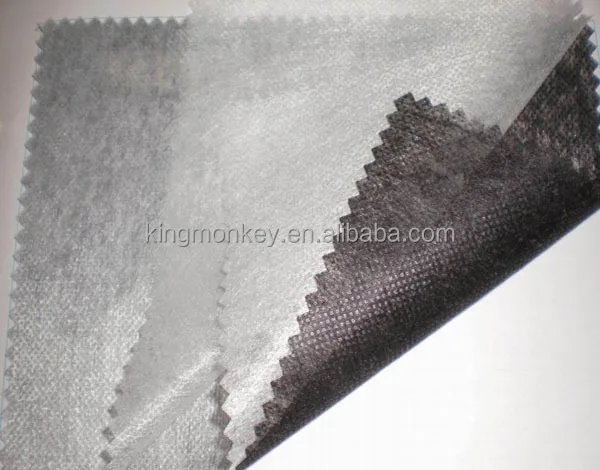 Garment Double Sided Adhesive Fusible Interlining Fabric