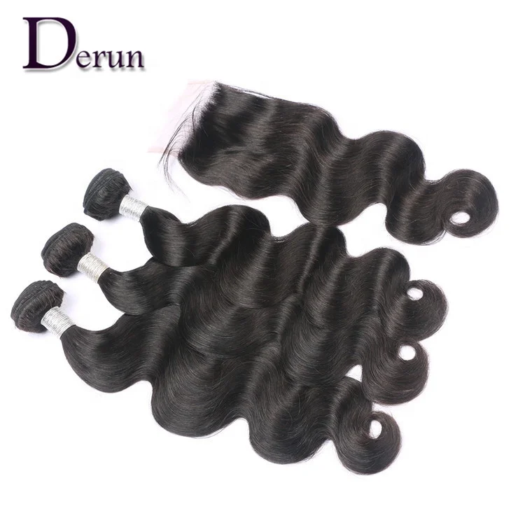 Vendors Brazilian Peruvian Lavender Purple Human Free Virgin Weave Hair Bundles With Closure