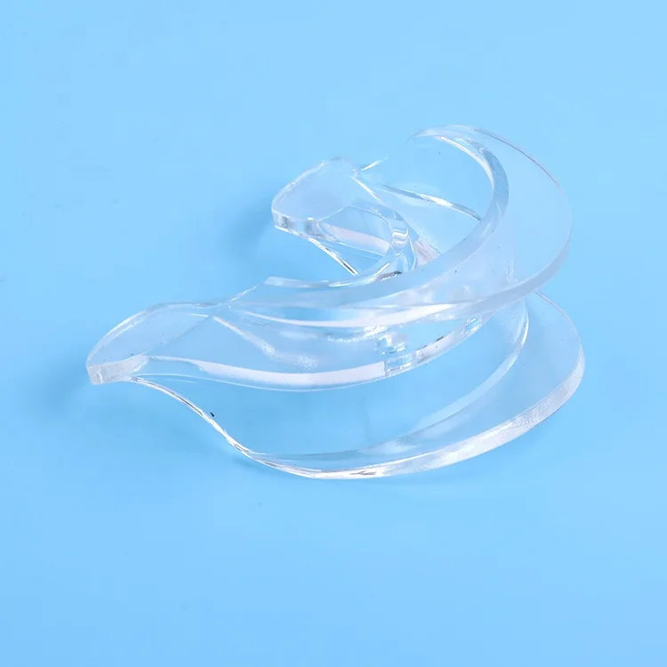 
duplex Silicone teeth whitening mouthpiece/mouth tray packed by foil bag teeth whitening 
