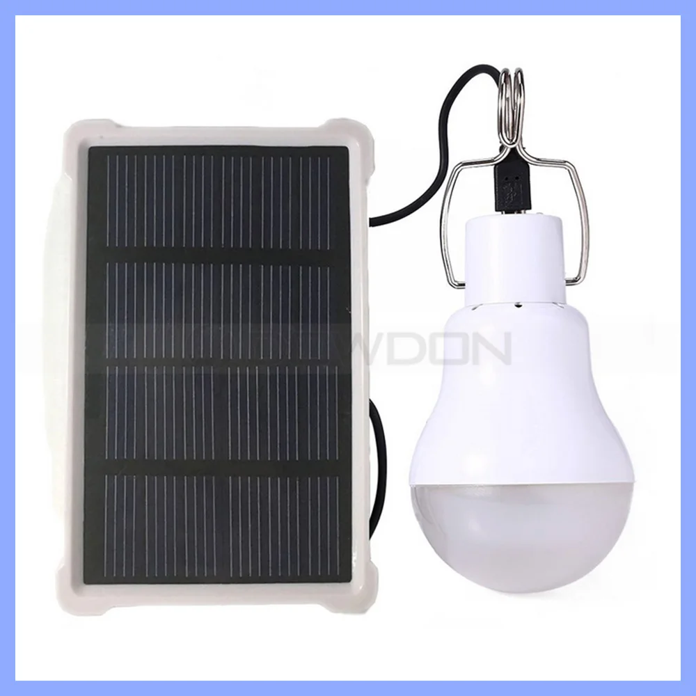 S-1500 Multi-functional Portable 5V 1.5W 150lm LED Lamp Outdoor Tent Fishing Light Solar Power Emergency Lamp