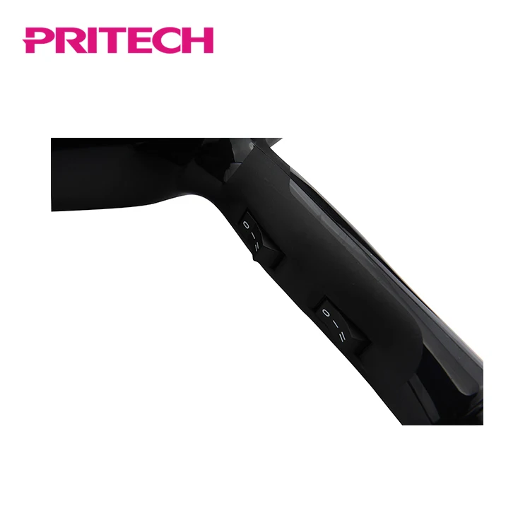PRITECH Multi-functional Professional Electric Salon Ionic Hair Blow Dryer Plastic AC Motor 2 Speed & 3 Heating,with EMC Edition