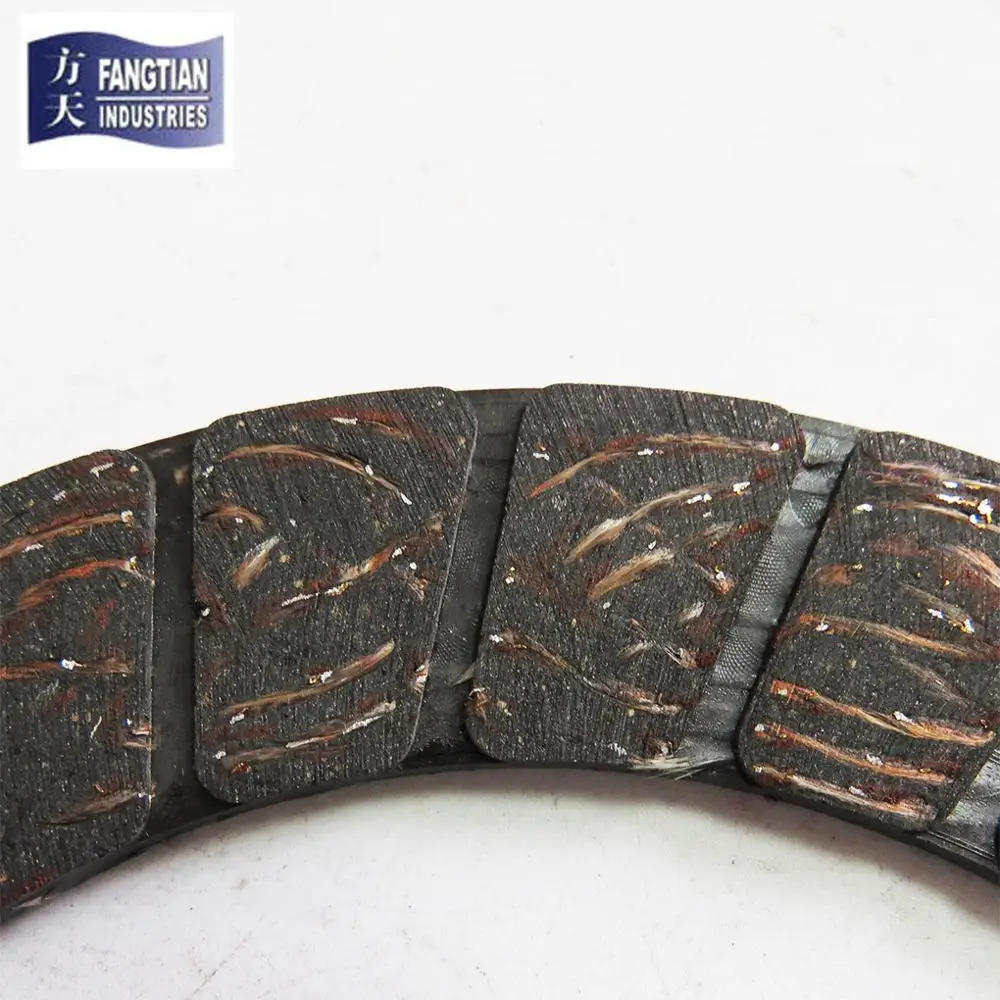 
Medium size clutch facing materials truck parts clutch facing with composite fiber 