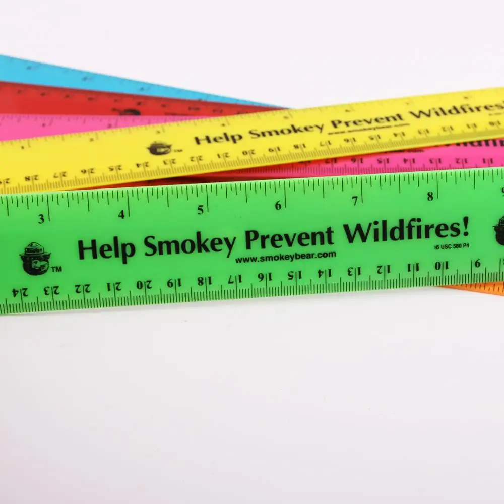 Customized logo12 inch 30cm custom ruler