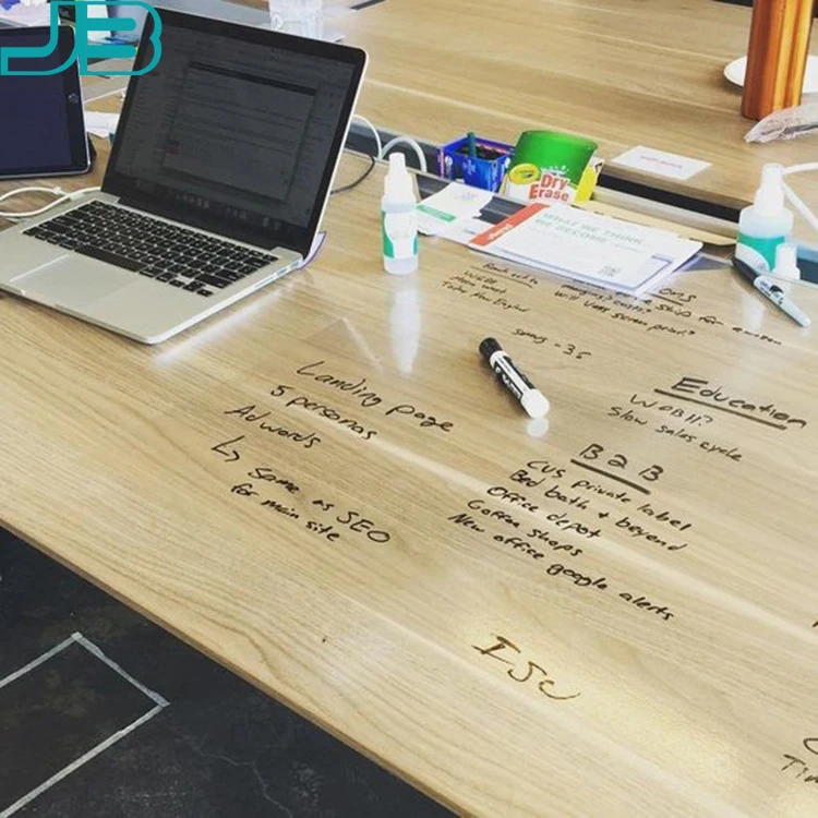 Self adhesive whiteboard sticker roll up film for school