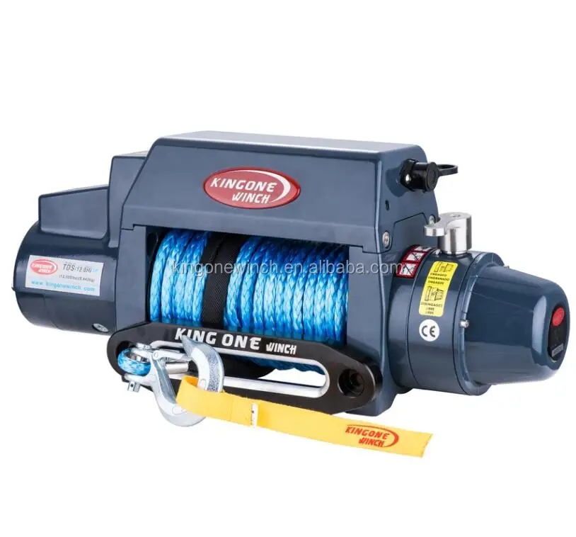 KINGONE TDS series high quality and  high-speed 12000lbs 4x4 auto jeep suv truck offroad winch