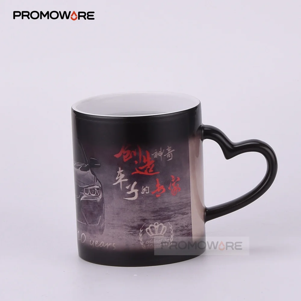 
DIY Photo Picture Magic Color Change Coffee Cup Temperature Heat Sensitive Personalized Sublimation Drink Coffee Cup 