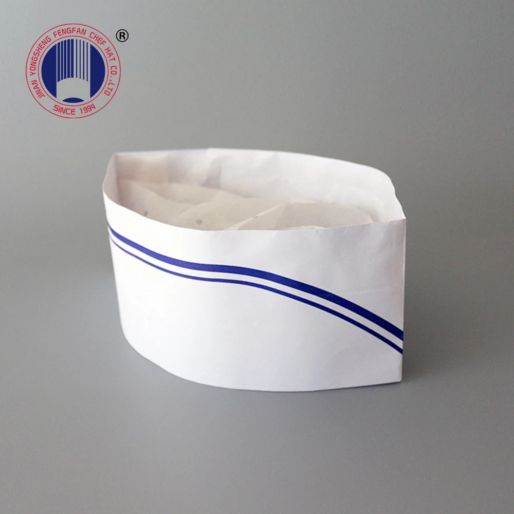 Disposable paper forage cap chef hat kitchen cooking hat paper cap