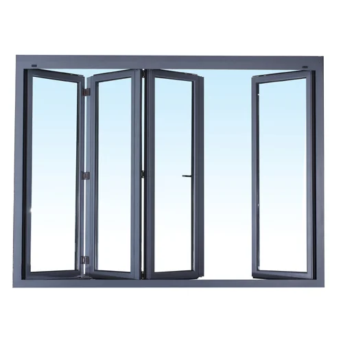 Roomeye double glass aluminum folding door