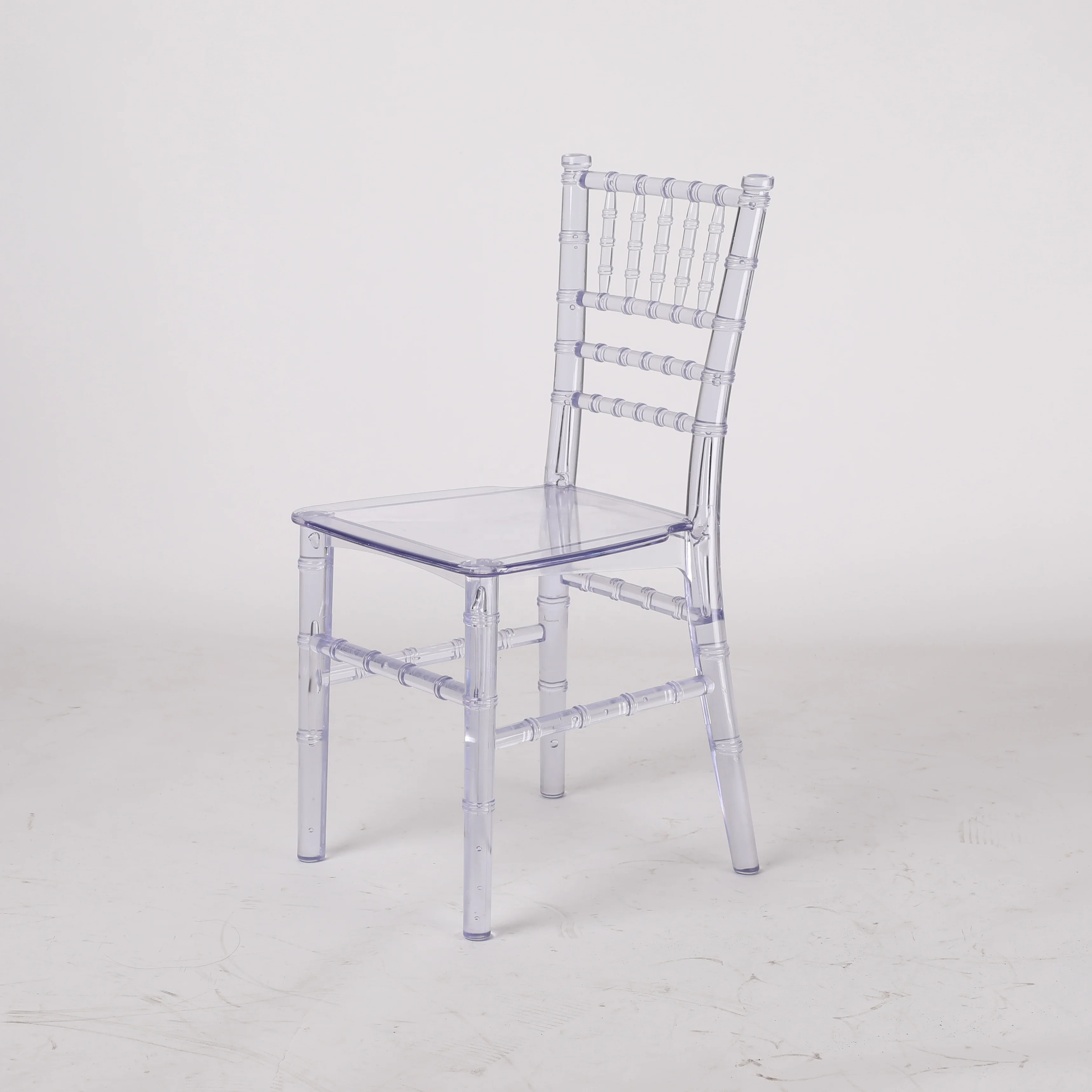  Оптовая продажа детский пластиковый прозрачный стул Chiavari для