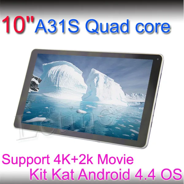 тонкий дизайном 10 дюймов a31s диапазона ядро с беспроводная/wifi андроид 4.4 плоские компьютеры