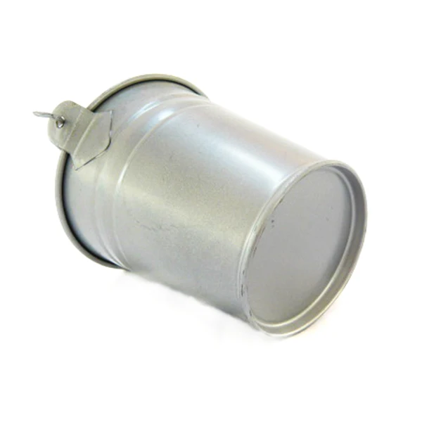 3' decorative color painting small mini metal bucket for candle / wax