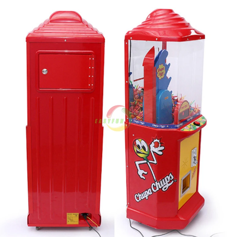 Easy Maintenance Lollipop Candy Vending Kids Toy Crane Game Machine