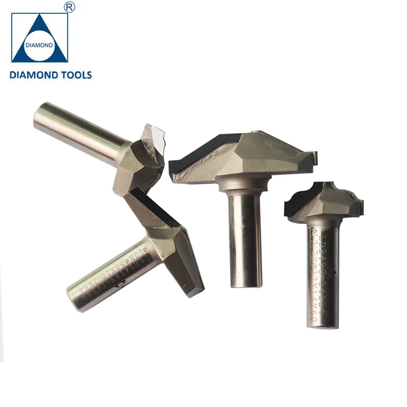 China woodworking tools pcd cnc wood concrete diamond router bits for granite