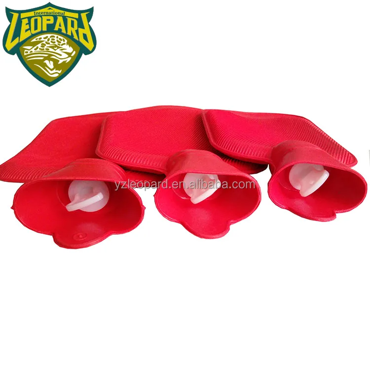 New style economical rubber hot water bottle with plastic stopper 1000ml, 1750ml, 2000ml for hospital therapy