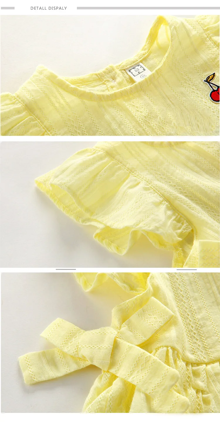 Designer New Wholesale Vintage Infant summer baby Romper 6 Month Cute Baby Girl Clothes