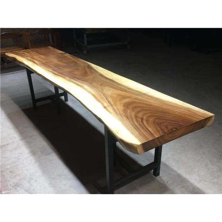 
Whole Sales Price Long Finished Walnut Wood Slab Live Edge 