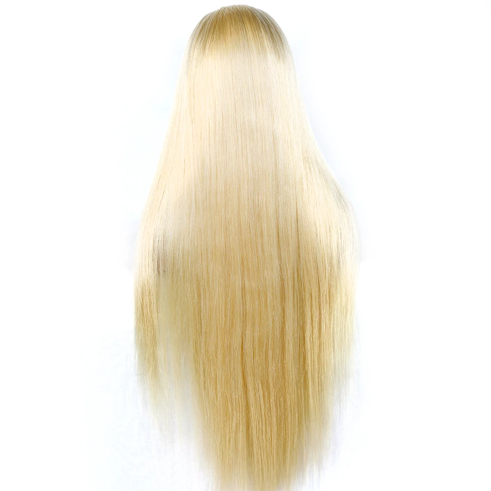 Парик premier на сетке отбеленный 613 светлый цвет 34 дюйма бразильские человеческие волосы черный Шелковый парик полной для черных женщин