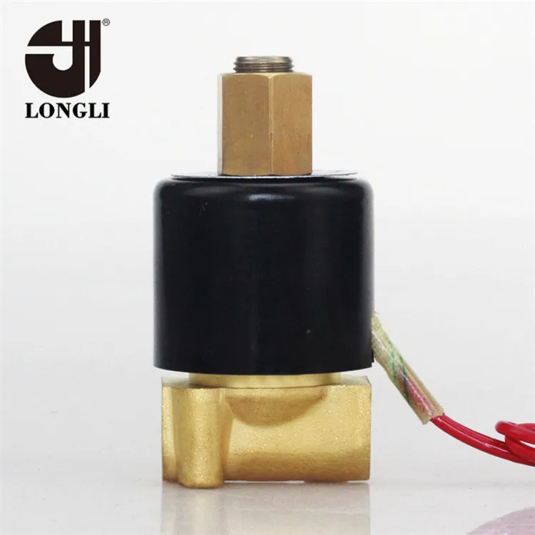 2W-025-08K Good quality brass water pinch solenoid water electromagnetic normally open valve