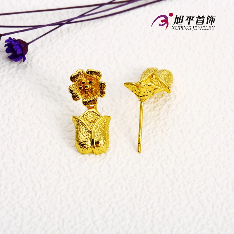 xuping jewelry cheap gold plated rose design wedding jewelry set