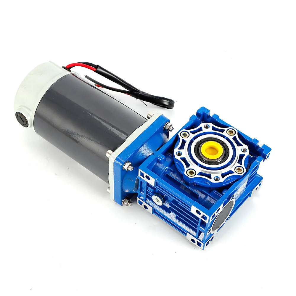 NMRV30 High Torque Small Gear Box NMRV50 Worm Gear Speed Reducer with 12V/24V DC Motor